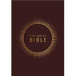 186006 NIV Daily Bible In Chronological Order - Burgundy Milano Softone