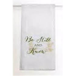 197973 16 X 28 In. Be Still & Know Tea Towel - Set Of 6
