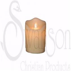 197786 3 X 5 In. Marvelous Lights Flameless-drip Wax Candle - Ivory