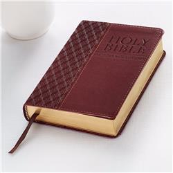 18951X KJV Compact Bible LuxLeather, Brown