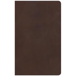 B & H Publishing 15989x Nkjv Ultrathin Reference Bible Genuine Leather Indexed Cover, Brown