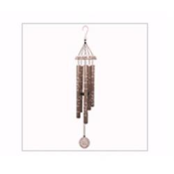 181792 40 In.vintage White-in Our Hearts Wind Chime