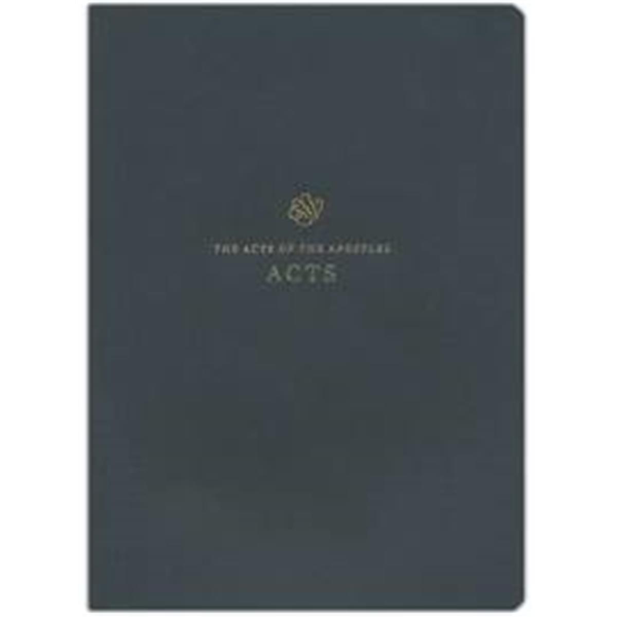 189964 Acts-Black Softcover ESV Scripture Journal Book
