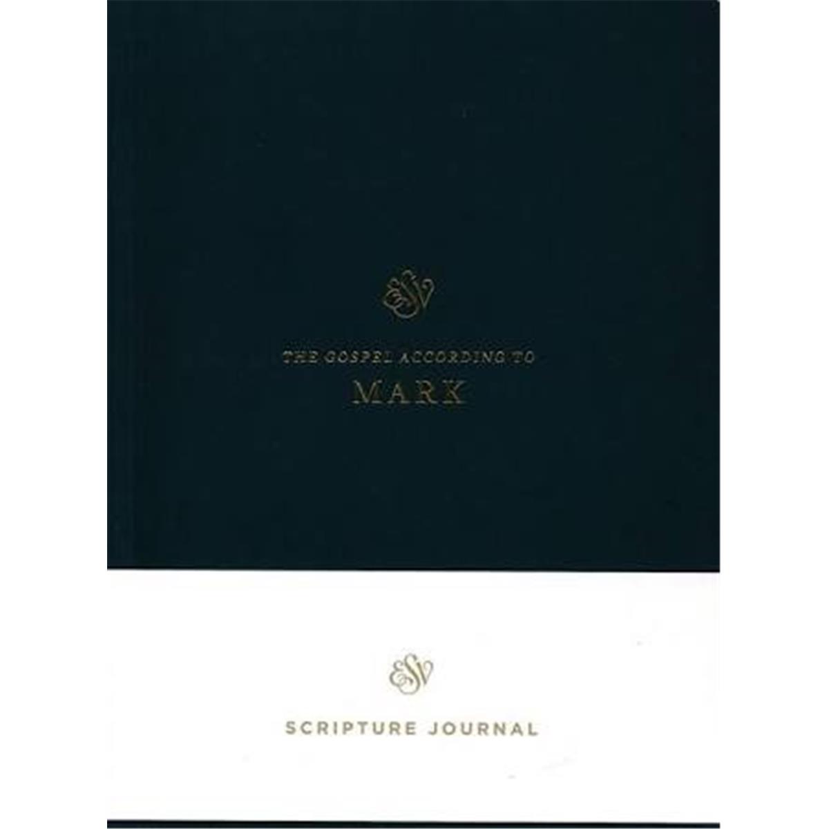 189971 Mark Black Softcover ESV Scripture Journal Book