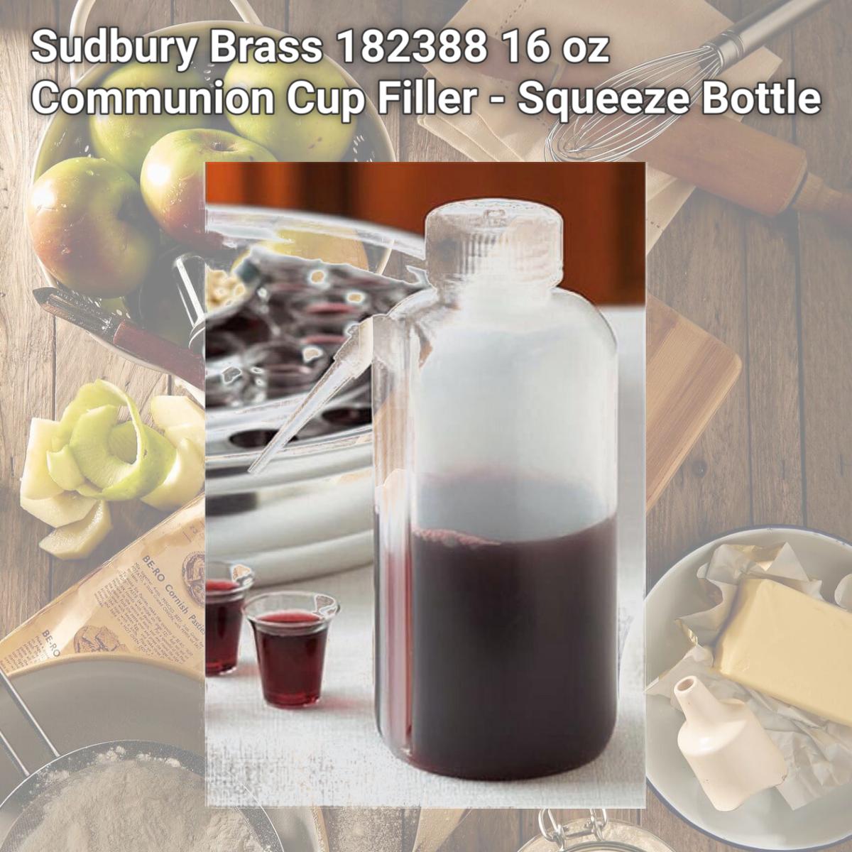 Picture of Sudbury Brass 182388 16 oz Communion Cup Filler - Squeeze Bottle