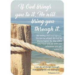 152220 2.5 X 3.5 In. Verse Card - If God Brings You To It