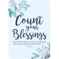 152274 2.5 X 3.5 In. Verse Card - Count Your Blessings
