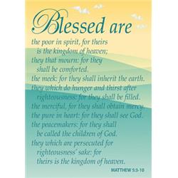 152341 2.5 X 3.5 In. Verse Card - Blessed Are