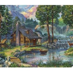 162337 Jigsaw Puzzle - House By The Lake, 1000 Piece