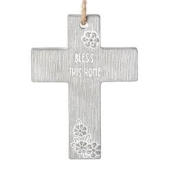 172500 4 In. Bless This Home Cross Necklace