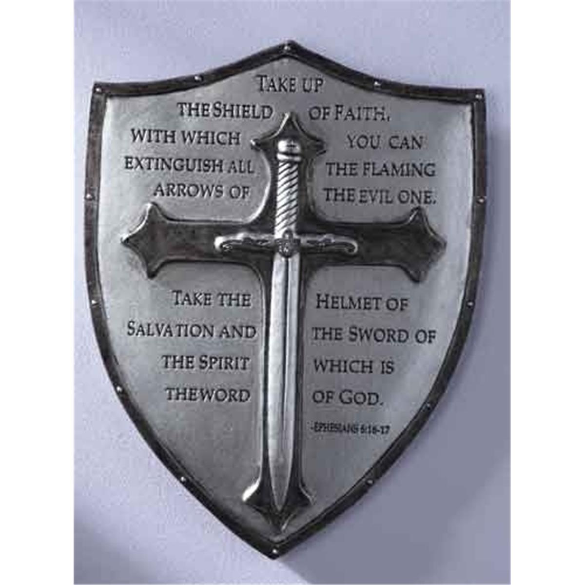172637 6.5 In. Wall Plaque Armor Of God