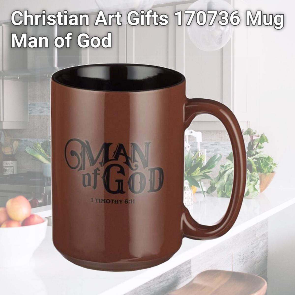 Picture of Christian Art Gifts 170736 Mug Man of God