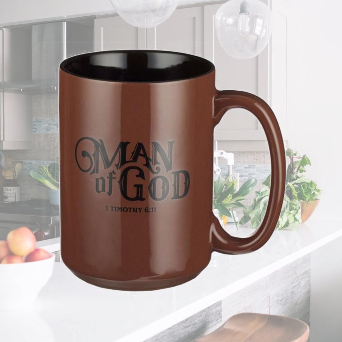 Picture of Christian Art Gifts 170736 Mug Man of God