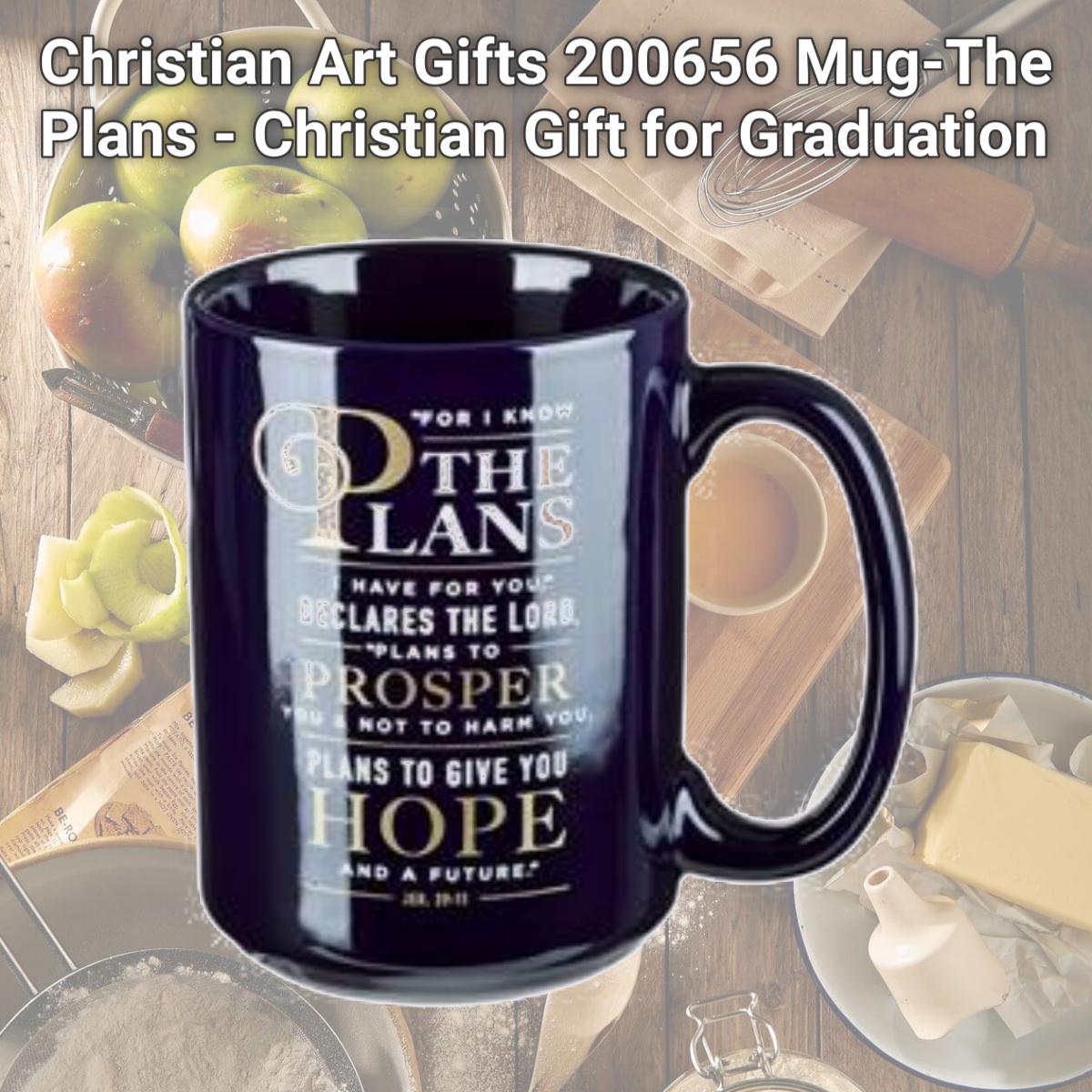 Picture of Christian Art Gifts 200656 Mug-The Plans - Christian Gift for Graduation