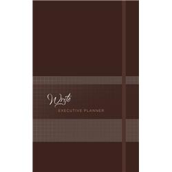 191724 Write Executive 2019 16-month Weekly Planner - Nutmeg