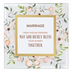 171966 7 X 7 In. Framed Art-tabletop-marriage