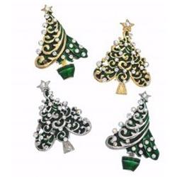 154100 Christmas Tree Pin - Assorted Color