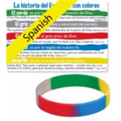 135629 Spanish-wordless Silicone Bracelet With Card