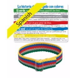 135630 Spanish-wordless Cloth Bracelet With Card