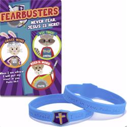 152977 Fearbusters Shield Silicone Bracelet