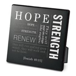 161428 Simple Faith Series Ii - Hope Plaque