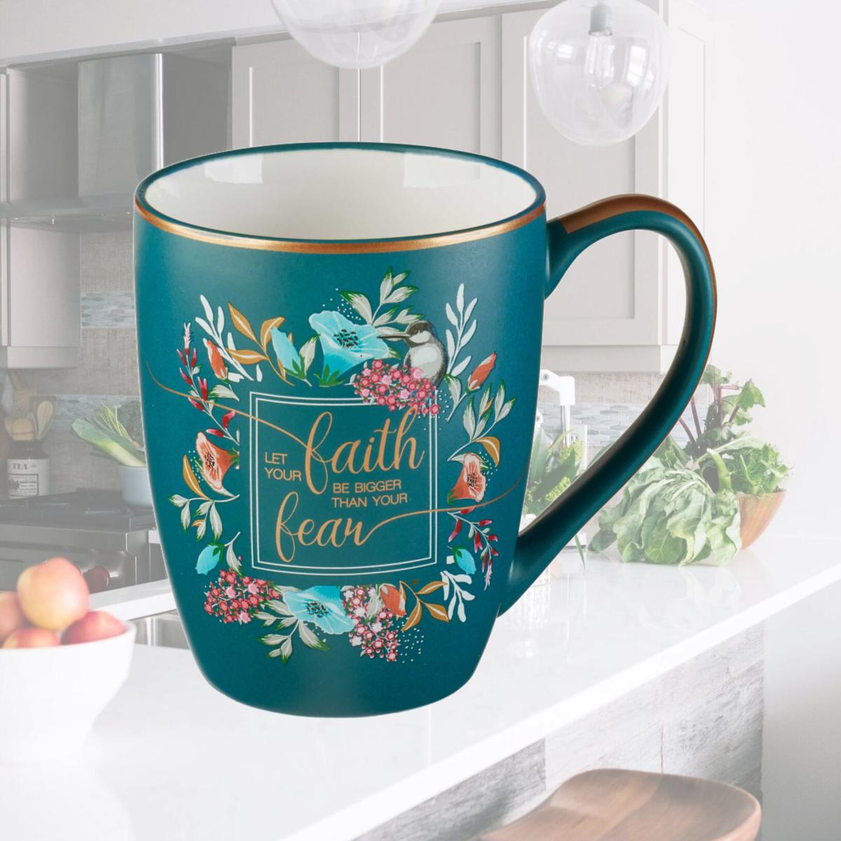 Picture of Christian Art Gifts 135140 Mug - Faith with Gift Box