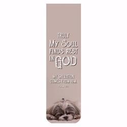 154766 Magnetic Bookmark My Soul Finds Rest