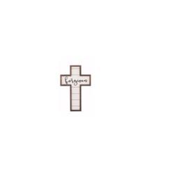 163647 12 In. Wall Cross Forgiven