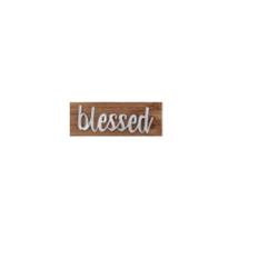163658 8.5 X 3.25 In. Plaque Tabletop - Blessed