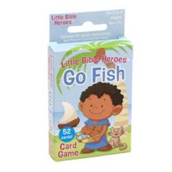 B & H Publishing 163710 Game - Go Fish Card Game - Little Bible Heroes