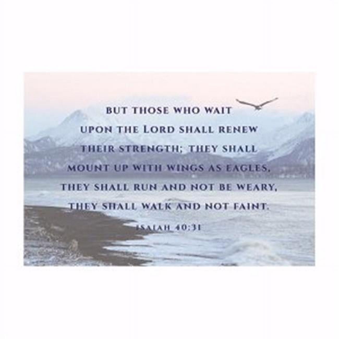 163867 13.5 X 9 In. Poster Small - Isaiah 40isto31