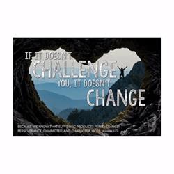 163871 13.5 X 9 In. Poster - Small - If It Does Not Challenge You