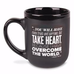 135494 17 Oz Ceramic Mug - Encourage Men-take Heart No.18233