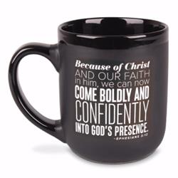135495 17 Oz Ceramic Mug - Encourage Men-come Boldly No.18236