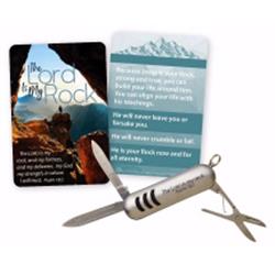 135918 The Lord Is My Rock Psalm 18-2 Kjv Keyring-multi Tool 5-in-1 Knife