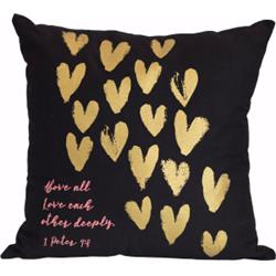 136721 16 X 16 In. Love Each Other 20686-1 20687-2 Pillow