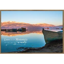 136801 14 X 10 In. Live For The Moments 20699-1 20701-2 Framed Plaque
