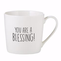 137043 14 Oz Cafe-you Are A Blessing Mug