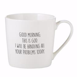 137048 14 Oz Good Morning This Is God Cafe Mug
