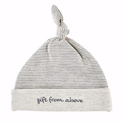 137173 Gift From Above Baby-knit Hat - Cream & Grey