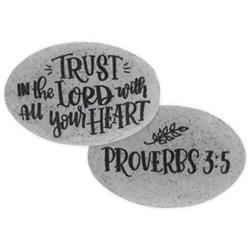 137252 Proverb Stone - Trust-prov. 3-5