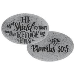137254 Proverb Stone - Shield-prov. 30-5