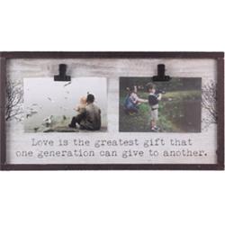 146762 16 X 8.5 In. Frame - Love Is The Greatest Gift With Clips