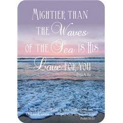 152222 2.5 X 3.5 In. Verse Card - Mightier Than The Waves-sky & Ocean