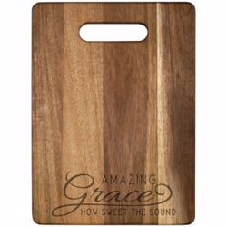 Carson Home Accents 156303 9.5 x 12.5 in. Acacia Wood Cutting Board - Amazing Grace Carson Home Accents 156303 9.5 x 12.5 in. Acacia Wood Cutting Board - Amazing Grace