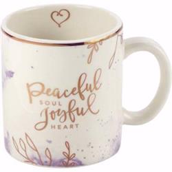 136780 11 Oz Peaceful Soul Joyful Heart Mug