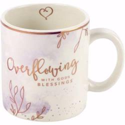 136781 11 Oz Overflowing With Gods Blessings Mug