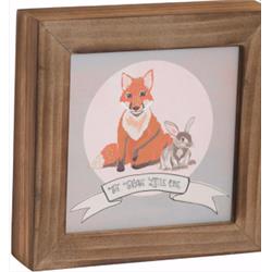 136782 7 X 7 In. Kids Collection Be Brave Box Plaque