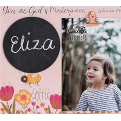 136786 8 X 7 In. Kids Collection Let Them Bee Little Photo Frame With Clip
