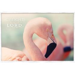 136804 14 X 10 In. Delight Yourself In The Lord Framed Plaque